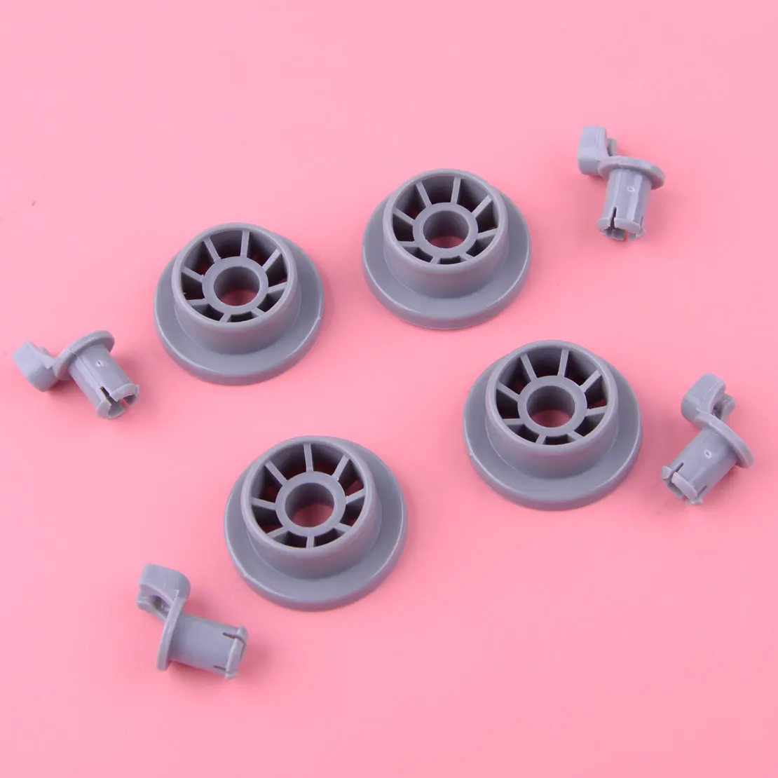 

LETAOSK 4Pcs Dishwasher Lower Basket Dishrack Wheel Roller Kit Assembly 165314 Replacement Fit for Bosch Replacement