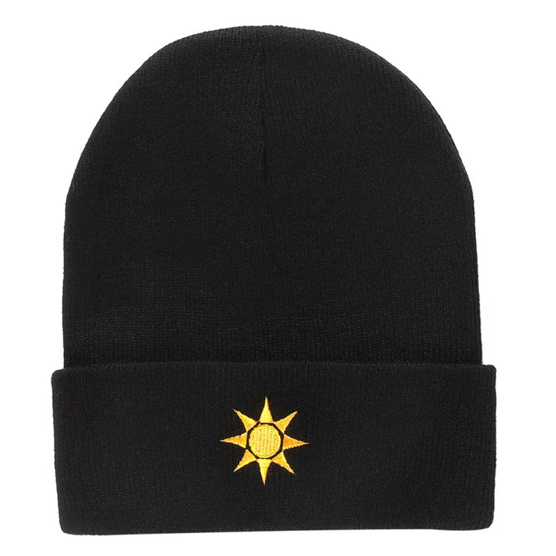 Autumn Winter Knitted Hat Beanies For Men Women  Unisex Casual Cap Bonnet Female Male Hip Hop Creative Weather Embroidered Hat 