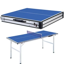 Профессиональный мини-Портативный складные столы для настольного тенниса для родителя-ребенка студента взрослая спортивная игра в помещениях 150(Д)* 66 мм(Ш)* 68(H) см 18 кг