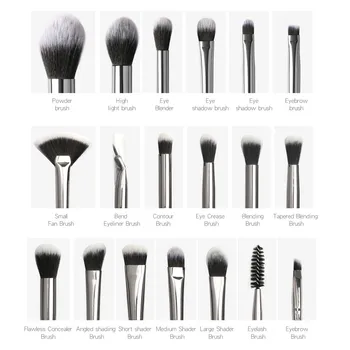 

Wooden Eyebrow Eyeshadow Foundation Brush Makeup Tool Multifunctional With Bag Wooden Foundation Cosmetic Eyebrow T0413