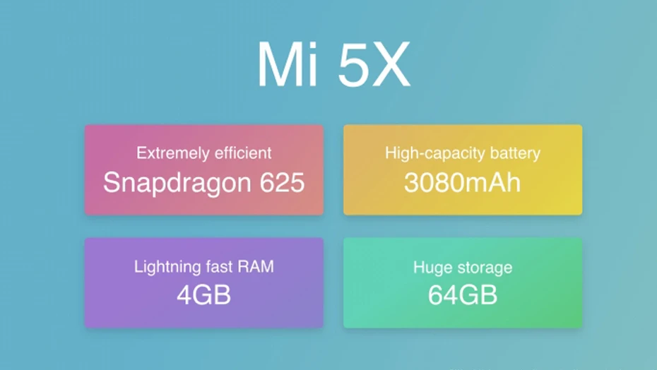 222Original Xiaomi Mi 5X Snapdragon 625 Octa Core Smartphone 4GB RAM 64GB ROM Fingerprint ID FDD 5.5 FHD MIUI 9 Dual Camera (3)