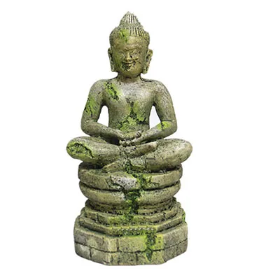Искусственный остров камень древний Будда слон статуя Будды смола орнамент Аквариум Украшение ящик для рептилий пейзаж - Цвет: Ancient Buddha