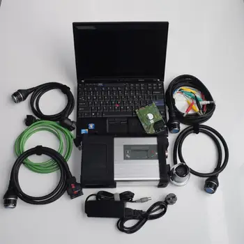 Billige Mb C5 Sterne Diagnose Multiplexer Mit Laptop X201t ( I7 4g) 2020,12 Neueste Software Hdd 320gb Vollen Satz Für 12v 24v Bereit Zu Verwenden