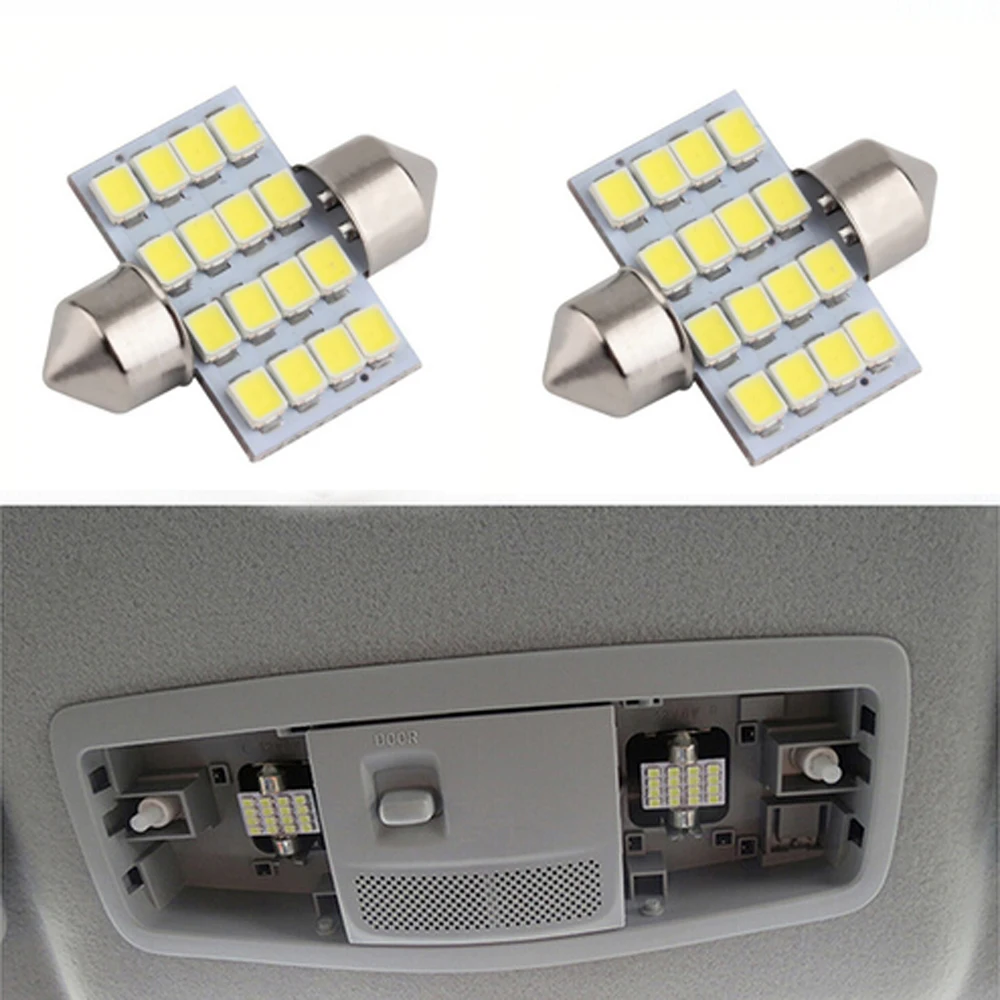 

4 pieces High Brightness White LED Reading Lights Dome Lamp For Mitsubishi ASX Outlander 2012 2013 2014 2015