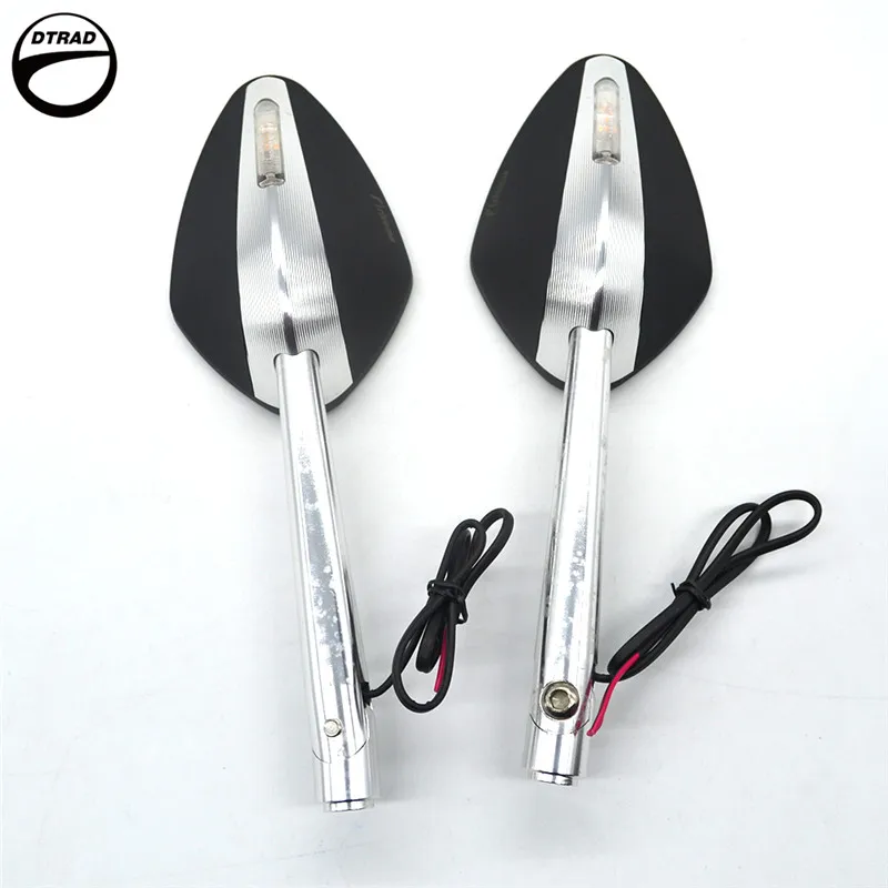 

Motorcycle CNC rearview mirror with steering signal lamp For suzuki hayabusa gsx 1300r gsx-r125 abs bandit 600 dl 250 gsf 600