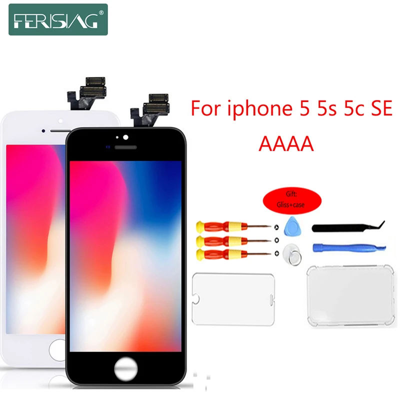 2019 OEM 100% AAAA Оригинальный ЖК-экран для iPhone 5S 5 SE 5C ЖК-дисплей дигитайзер сенсорный