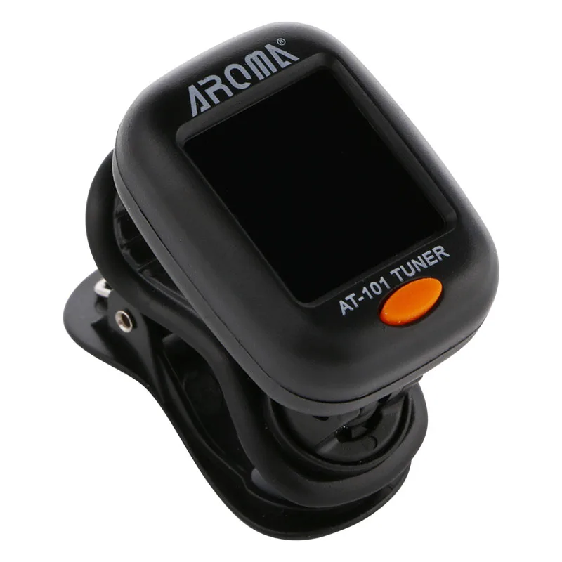 

AT101 Tuner Clip-On Digital For Acoustic Electric Guitar Bass Violin Fancy Black