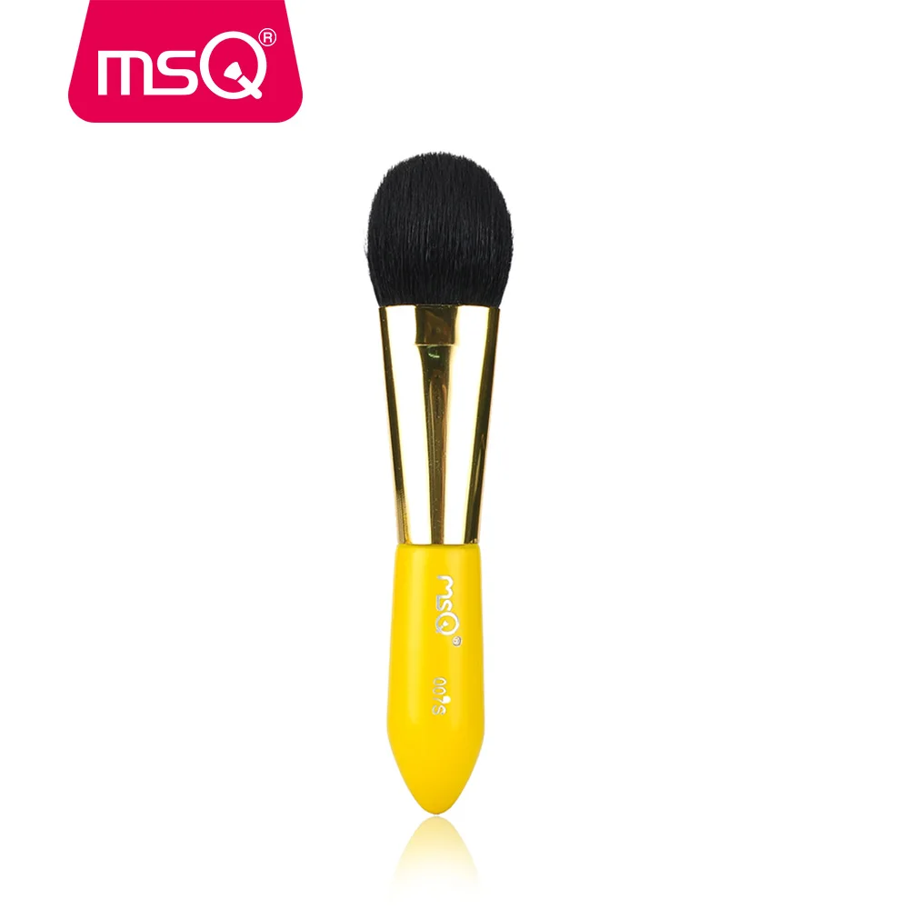 MSQ New Arrival Lemon Color Makeup Brush Glimmer Goat Hair Contouring