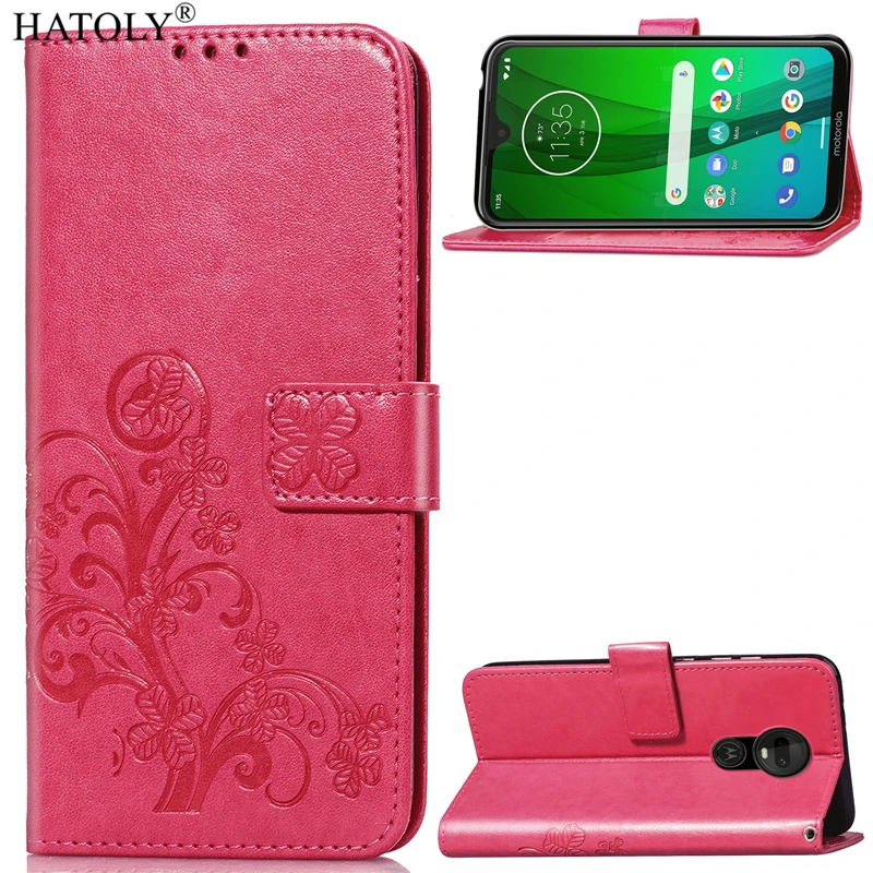 For Cover Motorola Moto G7 Power Case Flip Leather for Wallet Soft USA Version | Мобильные телефоны и аксессуары