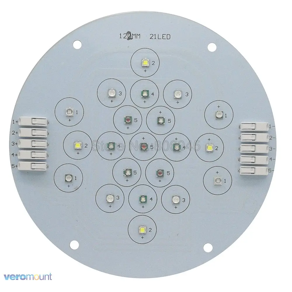Светодиодный УФ светильник Cree XPE + Epi 5 каналов 21 дюйм 3535 см для