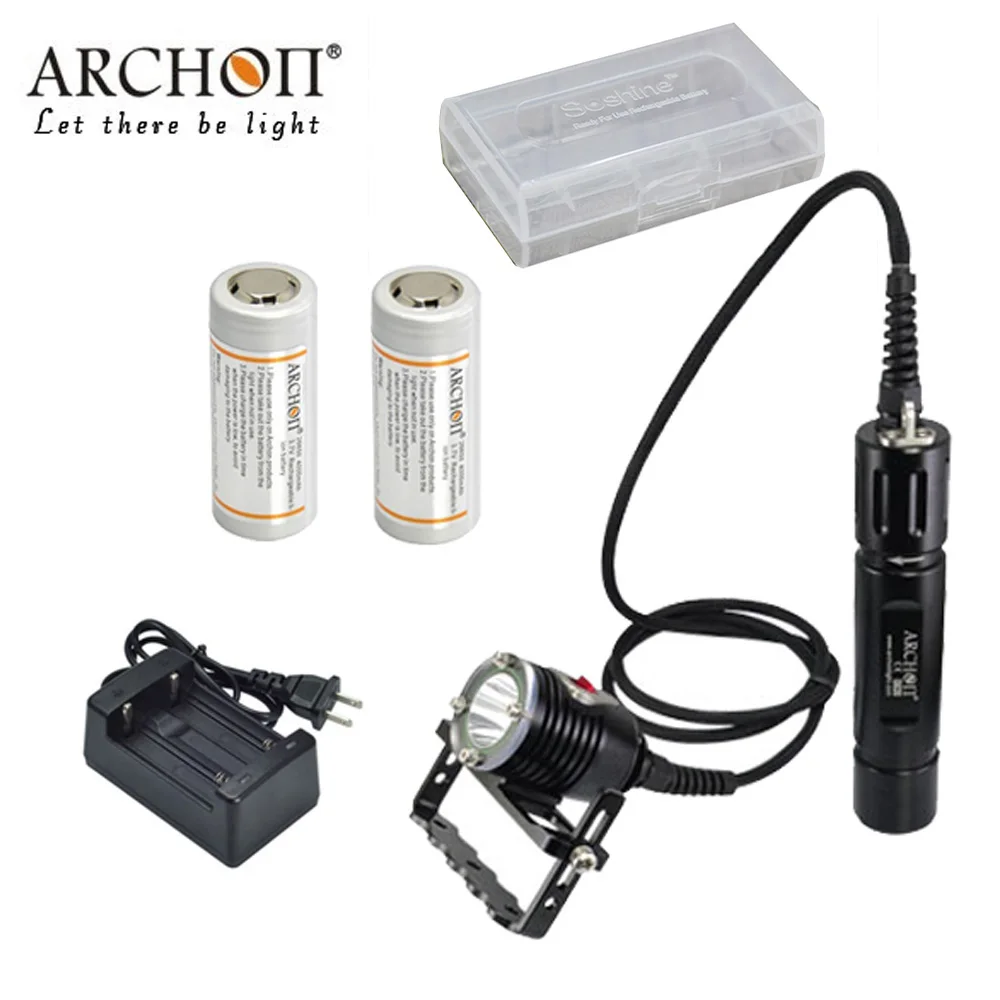 Водонепроницаемый подводный светильник ARCHON WH32 DH26 CREE XM L2 U2 LED max 1100 люмен 100