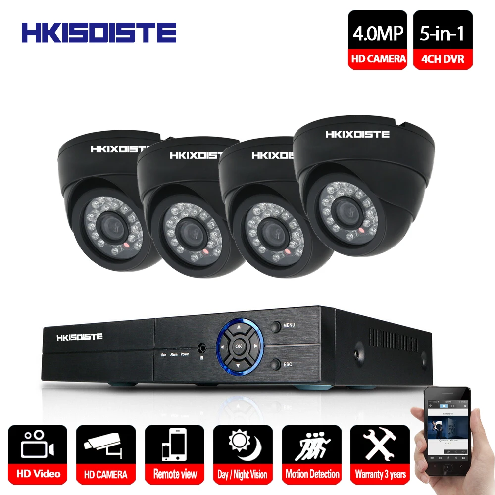 4 CH Security Camera System CCTV System DVR Security System 4CH 4 x 4MP Security Camera 4.0mp Camera DIY Kits 4 CH Security Camera System CCTV System DVR Security System 4CH 4 x 4MP Security Camera 4.0mp Camera DIY Kits
