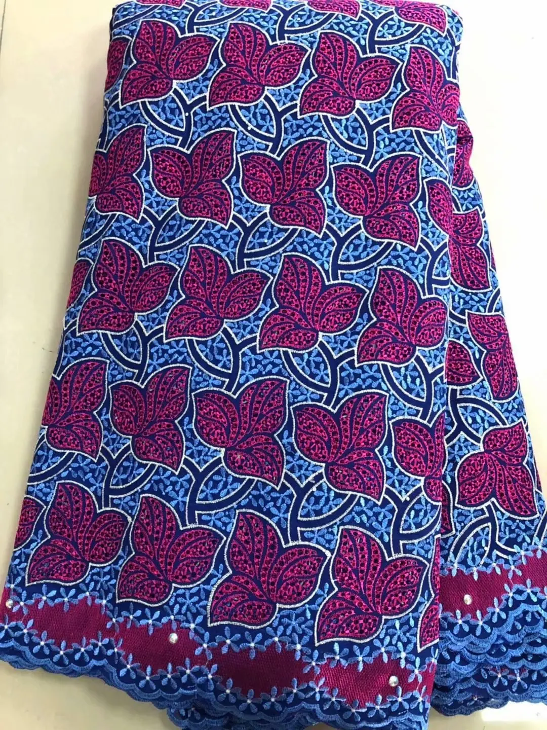 

African French Swiss Voile Lace High Quality African Voile Lace Fabric Nigerian Cotton Lace Fabric Switzerland For Cloth