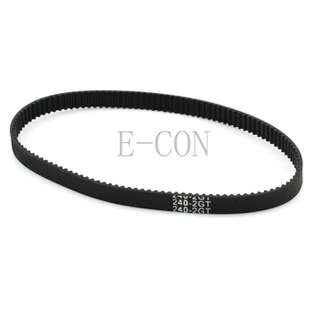 

1pcs/lot 240-GT2 Loop Timing Belt Width 6mm GT2 Belt Rubber Fiberglass Inner Length 240mm 120 Teeth for GT2 Timing Pulley