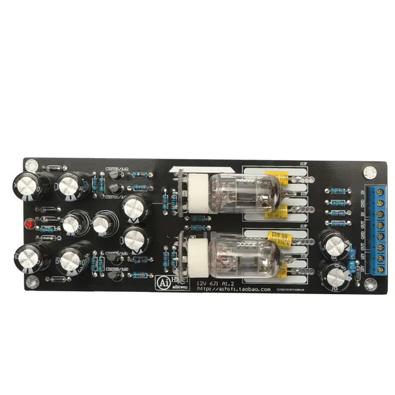 Assembled 6J1//6AK5 Vacuum /& Valve Tube Preamplifier Stereo HiFi Pre-Amp Board