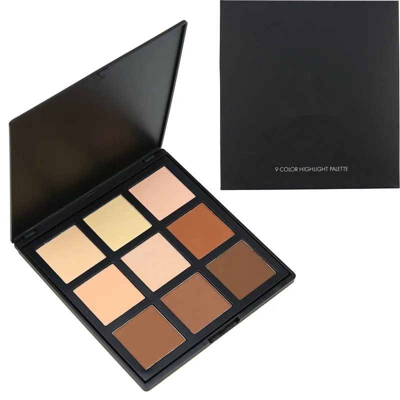 9 Color Contour Powder Palette Attractive Scenery Brand Make up Pallete