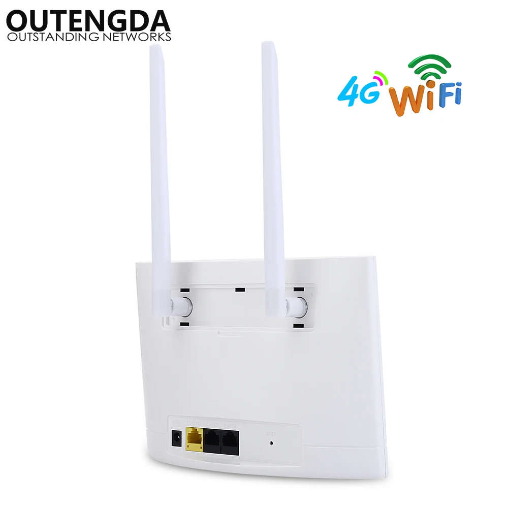 Mbps sem Fio Usuários de Wifi com Slot Roteador até 32 Wifi Roteador Wi-fi Móvel Cat4 Lte - 3g Cpe Sim Multi Lan & Formigas Duplas 4g 300 12 Roteadores sem fio
