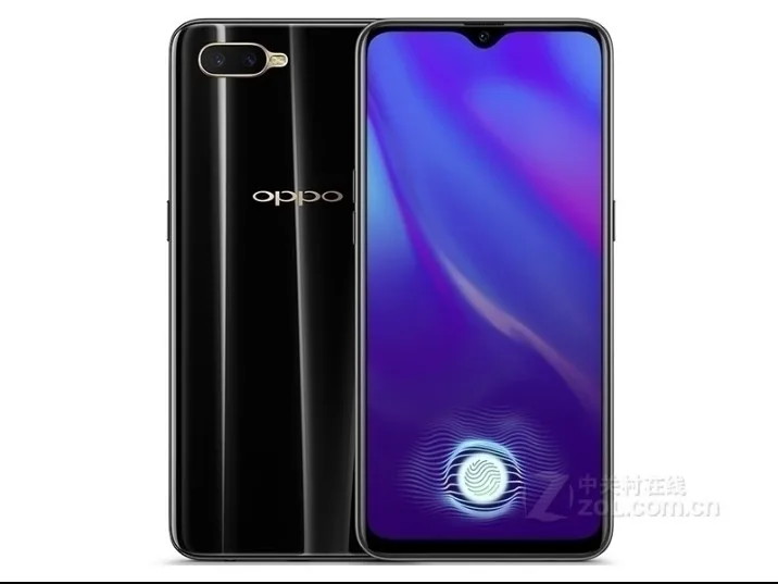 Мобильный телефон Oppo K1 Snapdragon 660 Android 8,1 6," ips 2340X1080 6GB ram 64GB rom 25.0MP экран отпечатков пальцев - Цвет: Черный