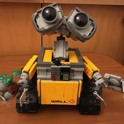 Строительный кирпич 16003 идея Робот WALL E 687 шт. строительные блоки игрушки для детей