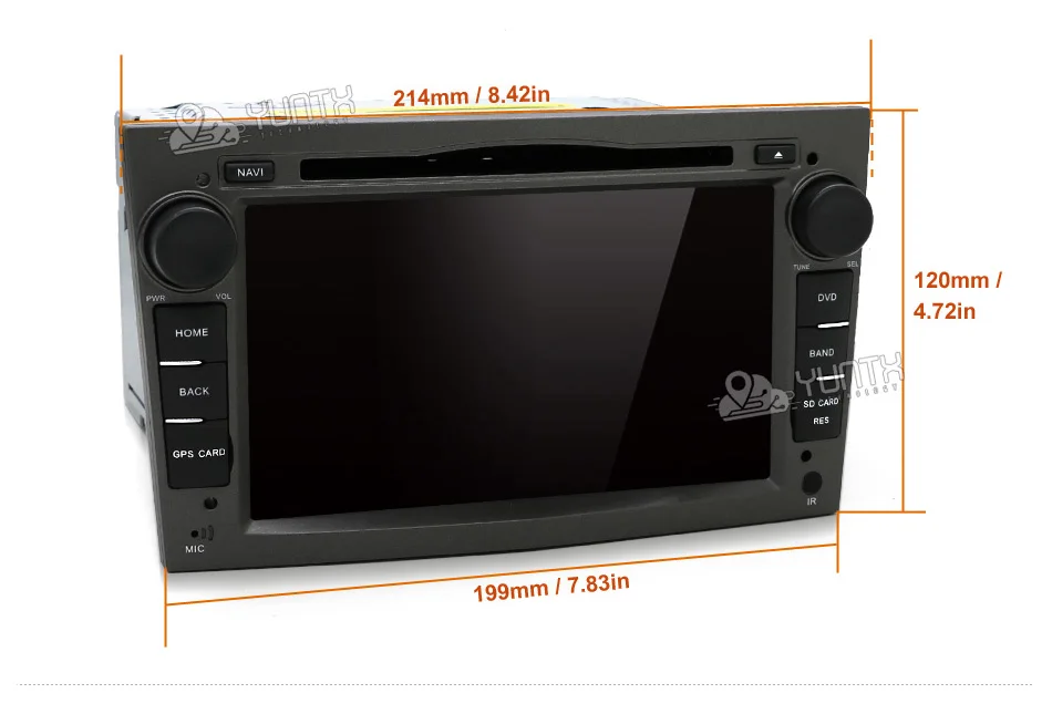 Excellent 32G ROM Android 9.0 2din CAR DVD GPS For Vauxhall Opel Astra H G Vectra Antara Zafira Corsa multimedia player stereo radio 25