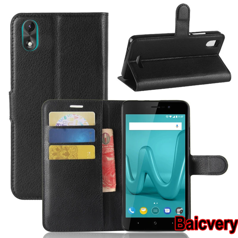 Стильный чехол-кошелек из искусственной кожи для Wiko Lenny 4 Plus 5 дюймов чехол