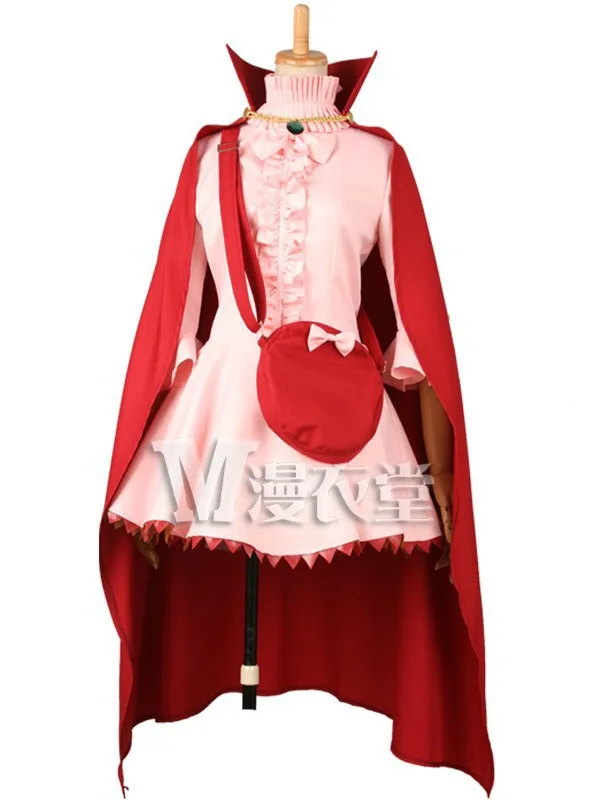 

Fire Emblem: Awakening Nah Uniform skirt Party Cosplay Costum Pink Red Dress Full Set Free Shipping