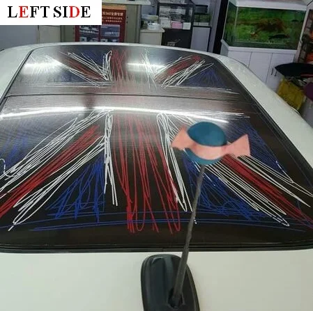 

LEFT SIDE Car Stickers HD Inkjet 40 Designs For Smart Mini Roof Car Sticker Car-styling Vinyl Personality Waterproof Stickers
