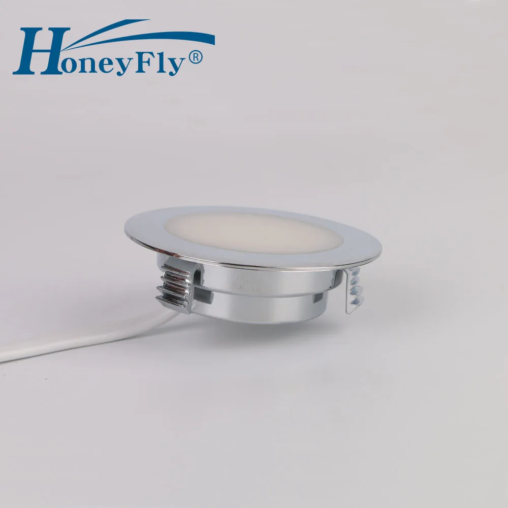 HoneyFly запатентованная светодиодный вниз свет 220-240 V 2 W светодиодный потолочный светильник SMD 2835 Крытый 55 мм Вырезать отверстие очень легко