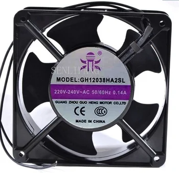 

GH12038HA2SL Oil Sleeve Bearing Fan AC 220V-240V 0.14A 23W/21W 2900RPM 12038 12CM 120*120*38mm 2 Wires One year warranty