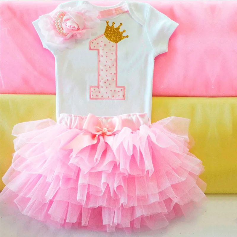 One Year Baby Girl Dress Unicorn Party Girls Tutu Dress 12m 