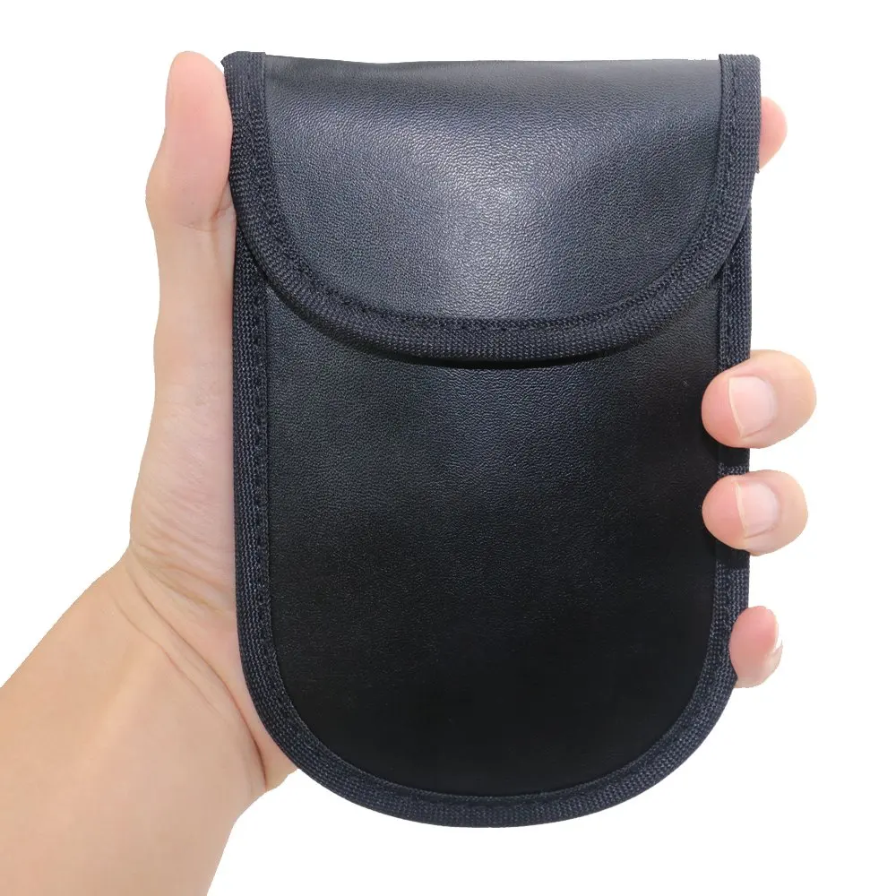 Keyfob RFID Signal Blocking Bag Key Fob Guard Protector Device Shielding,Anti-hacking Assurance For Wireless Car key Credit Card-2