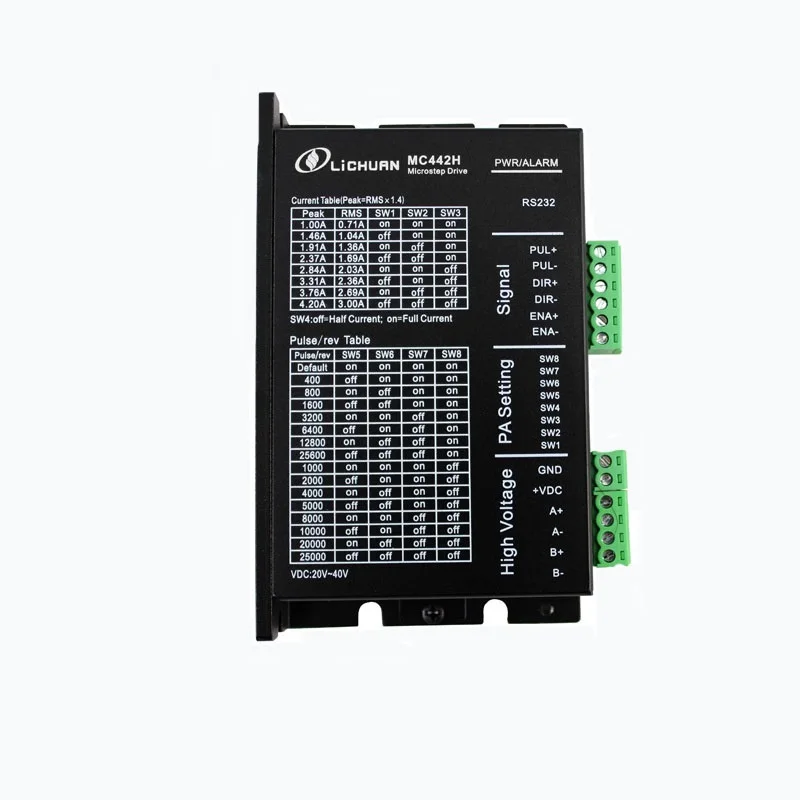 

42 step driver MC442 DSP digital chip DC24V with two-phase 42/57 step motor