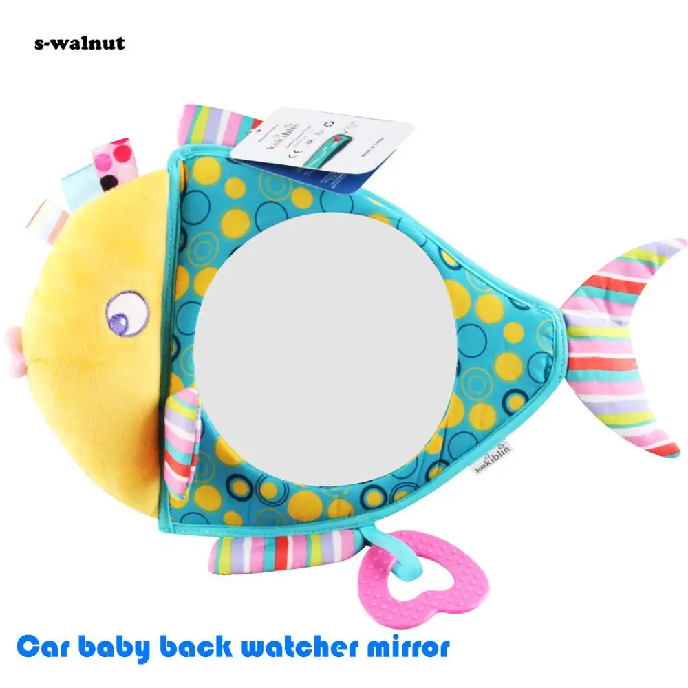 

Baby Fish Mirror Plush Toy Baby Seat Back Watcher Car Rear View Mirror Toys & Hobbies Kids Flush Toys Baby & Toddler Toys