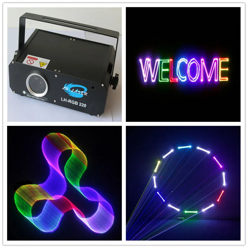 500 МВт RGB 3D лазерный свет с 2D лучом проектор многоцветный мультфильм лазерная