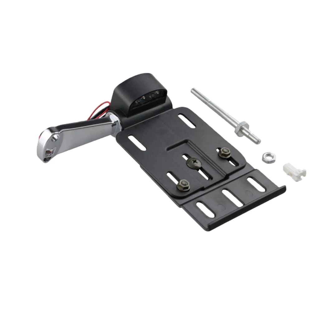 New Rear Tail Light License Plate Mount Bracket Heavy Duty Rear Number Plate Bracket Holder for Harley Sportster XL 883 1200 48 