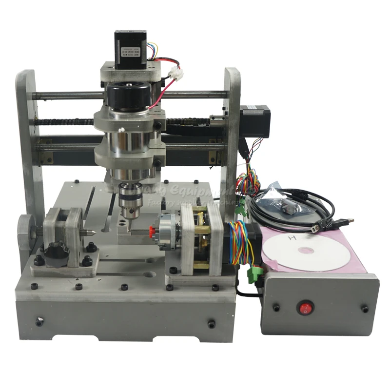 

(NO TAXT TO EU) mini hobby cnc machine woodworking lathe 4axis 3040 cnc Machine