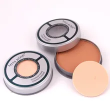 Модный макияж для лица стойкий глубокий цветной порошок мягкий дышащий минеральный отбеливающий затенение пудра Макияж инструмент