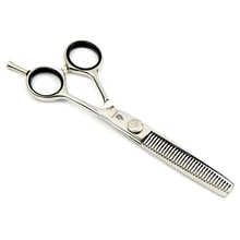 HT9123 HUNTERrapoo 6 Hair Styling Thinning Shears Teeth Shears Japanese stainless steel 440C Professional Hairdressing Scissors