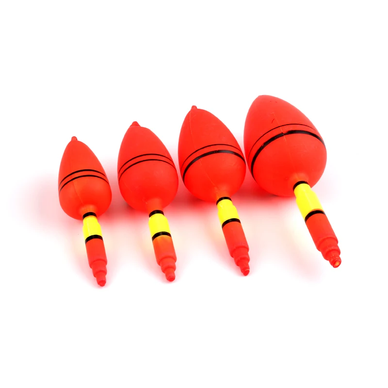 

4pcs Silver Carp Fishing Float Bobber Sea Monster with Six Strong Fishing Tackle Plastic Balls Stopper Buoy Boia Flutter