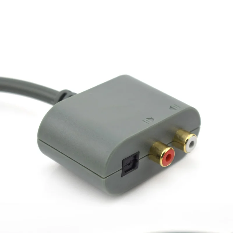Золотой Оптический RCA аудио адаптер кабель для xbox 360 все версии адаптер HDMI AV кабель Шнур для microsoft xbox 360