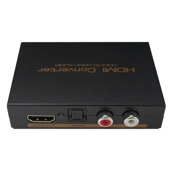 

HDMI to HDMI and Optical Toslink(SPDIF) + RCA(L/R) 3.5mm Stereo Audio Extractor Converter HDMI Audio Splitter Adapter HDMI Input