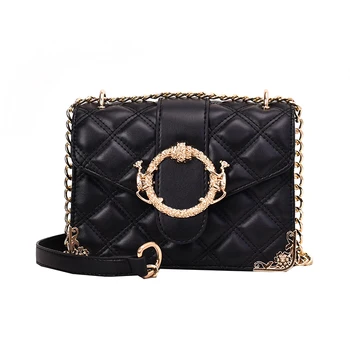 

2019 new premium imported style diamond lattice bag retro chain crossbody bag
