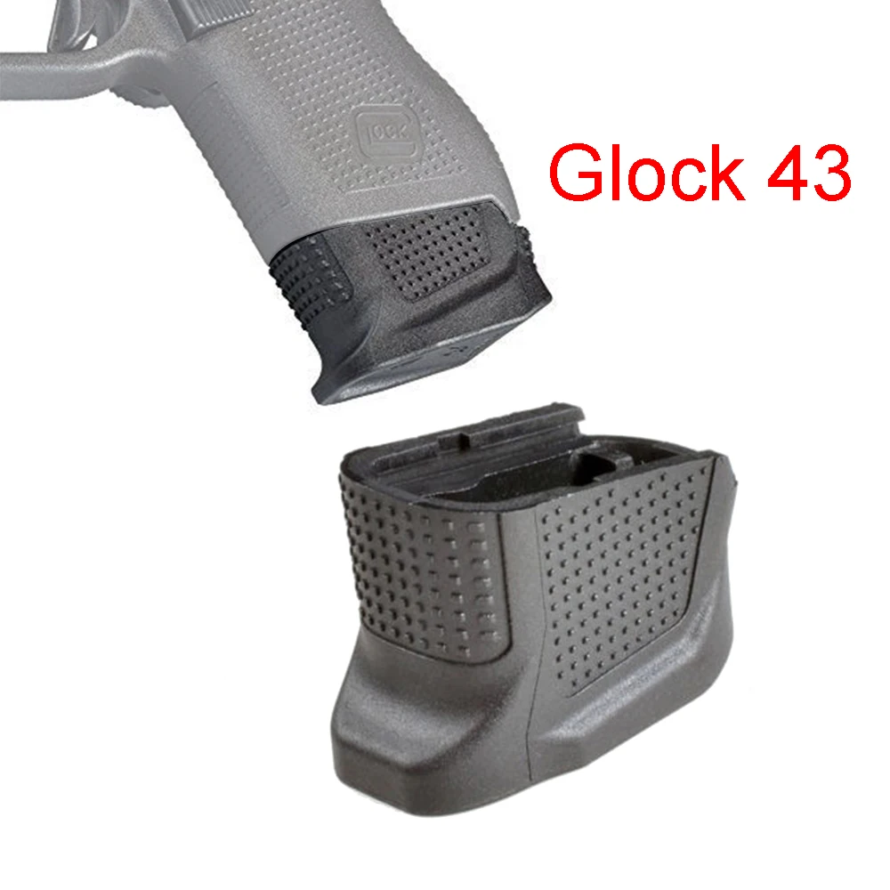 

Tactical Glock43 Enhanced Magazine Extension Base Pad G43 Add +2 Rounds for Glock 43