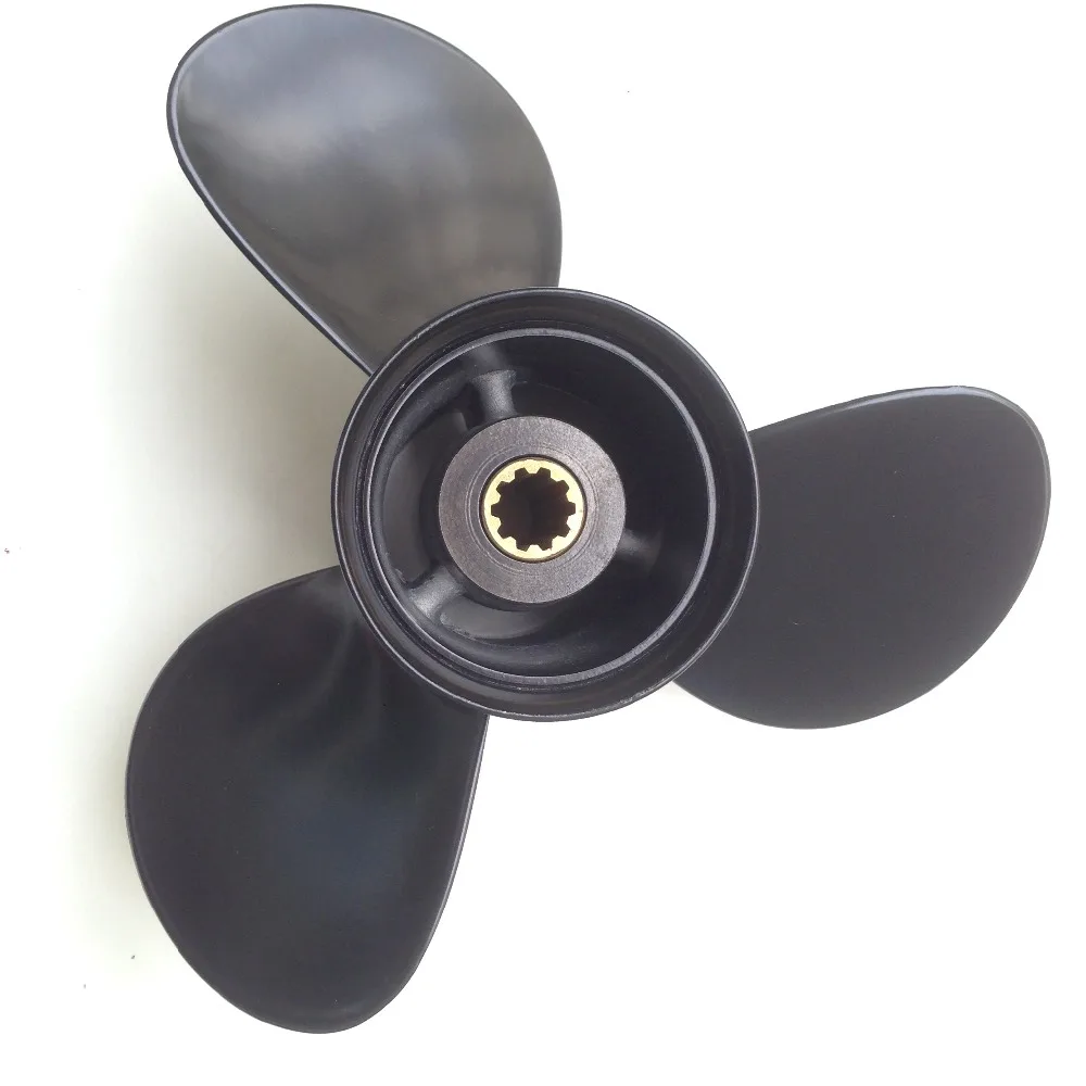 

free shipping 9.9 X 13 For 20-30 HP for MERCURY ALUMINIUM PROPELLERS Motors engines marine outboard propellers 10 tooth spline