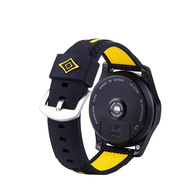 22 мм спортивный мягкий силиконовый ремешок для samsung gear S3 Frontier классический Смарт-часы Writst ремешок аксессуар быстрый выпуск - Цвет ремешка: black yellow