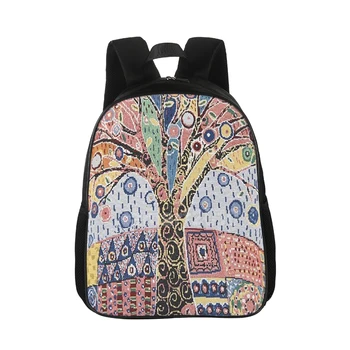 

Custom pattern backpack printing ladies men's travel backpack children school bag cartoon cool pattern flower gift leisure