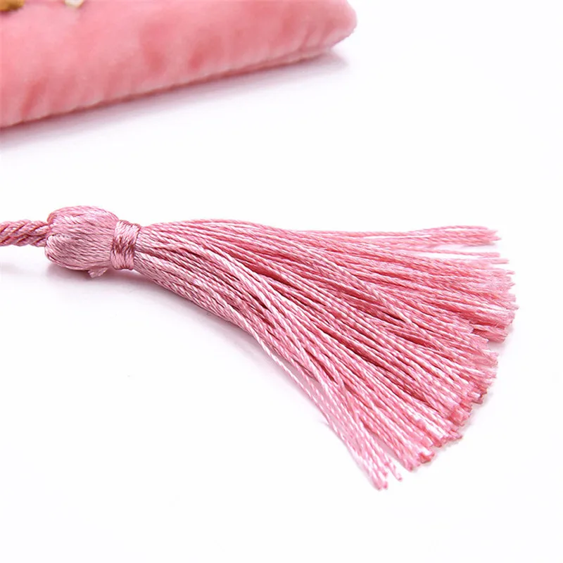 13x16 см Drawstring подарки сумки цветок вышитые украшения сумки хлопок сумка для женщин Мода упаковка кисточкой Декор
