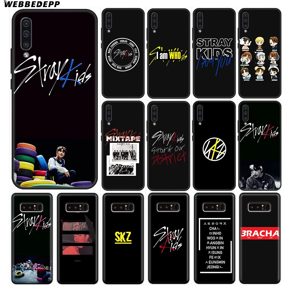 

Stray Kids Signature Soft Case for Samsung Galaxy A10 A30 A40 A50 A60 A70 M10 M20 M30 M40 for Samsung Note 8 9 10 Plus