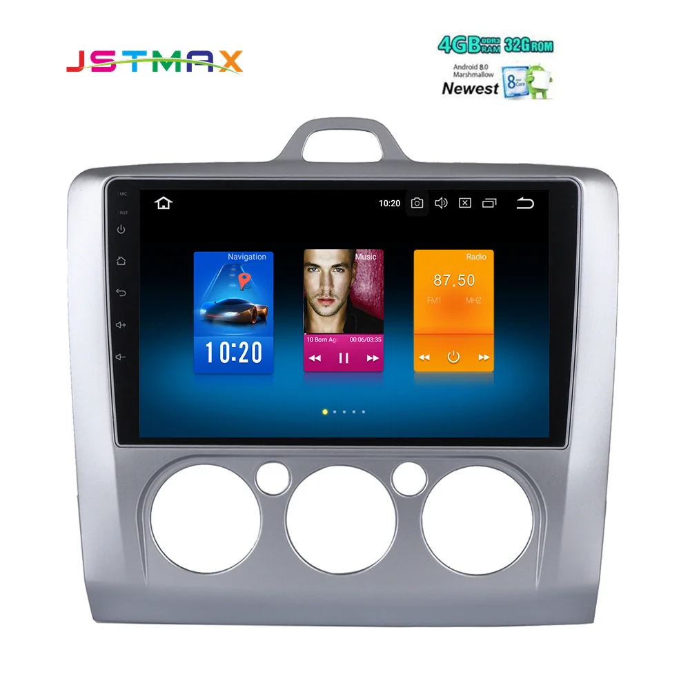 Android 8 0 9 &quotрадио автомобиль Ford Focus 2 Multimedia 2002 2003 2004 2005 2006 2007 2008 Поддержка Navi gps