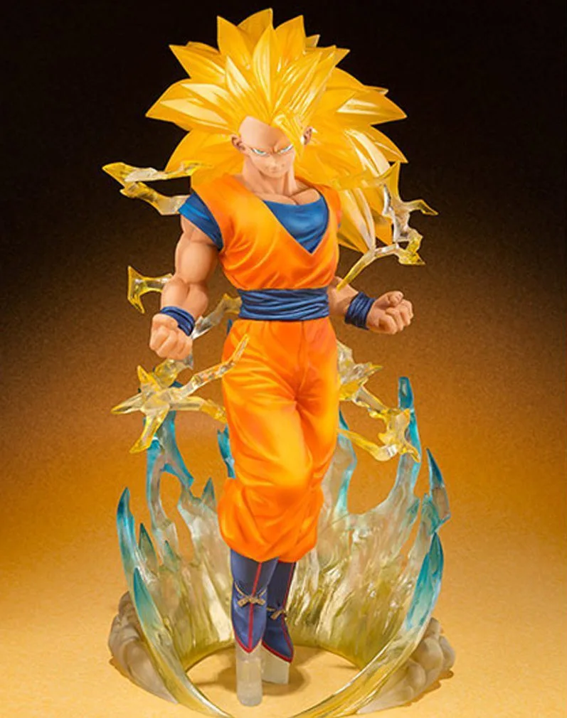 Новое поступление Dragon Ball Z Tamashii nairs Zero Super Saiyan 3 Son Goku Фигурка Гоку в действии 7